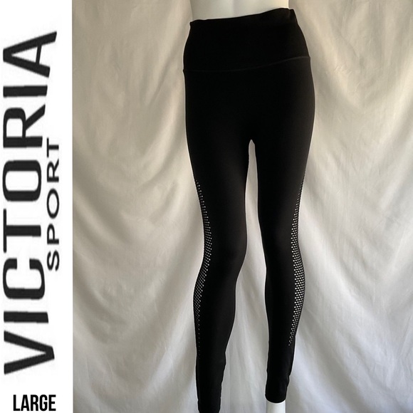 PINK Victoria's Secret Pants - VS VSX Sexy Sheer Mesh Leggings Knockout Tight
